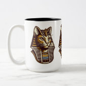 Ancient Egyptian Cat Coffee Mug – Pharaoh Cat Desi (Gauche)