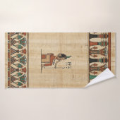 Ancient Egyptian Goddess Isis  (Serviette de bain)