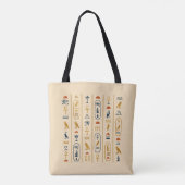 Ancient Egyptian Hieroglyph Tote Bag (Dos)