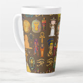 Ancient Egyptian Hieroglyphic -Pattern Symbol  Latte Mok (Linkerhoek)