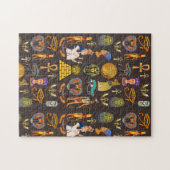 Ancient Egyptian Hieroglyphic Pattern Symbol       Legpuzzel (Horizontaal)