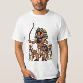 Ancient Egyptian Hunt with Leopards T-shirt