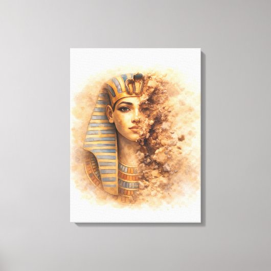 Ancient Egyptian Queen Portrait Art Print (Voorkant)