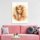 Ancient Egyptian Queen Portrait Art Print (Insitu (Woonkamer))
