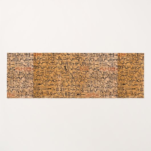 Ancient Egyptian Writing Yogamat (Voorkant (horizontaal))