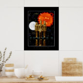 Ancient Egyptisch Fantasy-Poster Poster (Keuken)