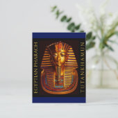 Ancient Egyptisch koning Tutankhamun Gold Burial M Briefkaart (Staand voorkant)