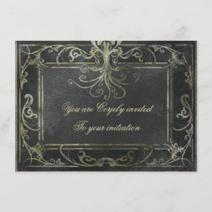 Ancient Eldritch Victoriaans (goud en zwart) Kaart