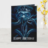 Ancient Eldtich Horror: Deep Ocean Kraken Kaart (Gele Bloem)