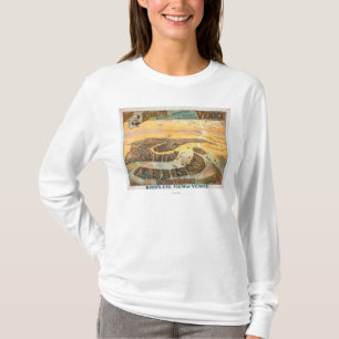 Ancient en modern Venetië op het Uitzicht van Oly T-shirt