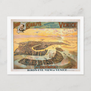 Ancient en modern Venetië op het Uitzicht van Olym Briefkaart