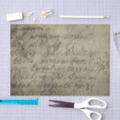 Ancient faded parketpapier tijdschrift tissuepapier (Craft)