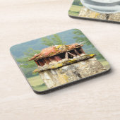 Ancient French Chimney Hard Plastic Onderzetters (Linkerzijde)