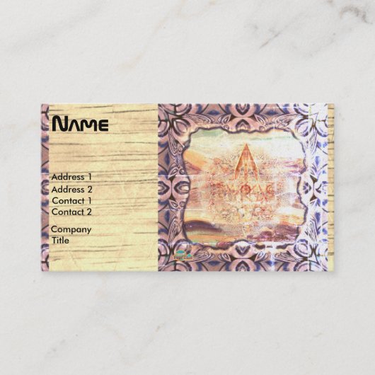 Ancient Future Ongebruikelijk ontwerp Visitekaartje (Voorkant)