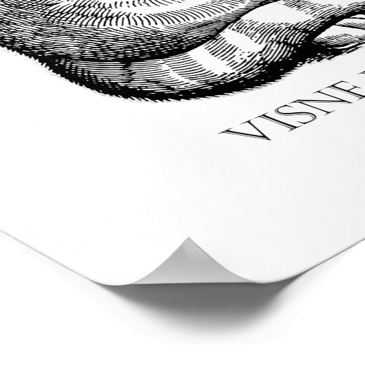 Ancient Fuzzy Cat Poster (Hoek)