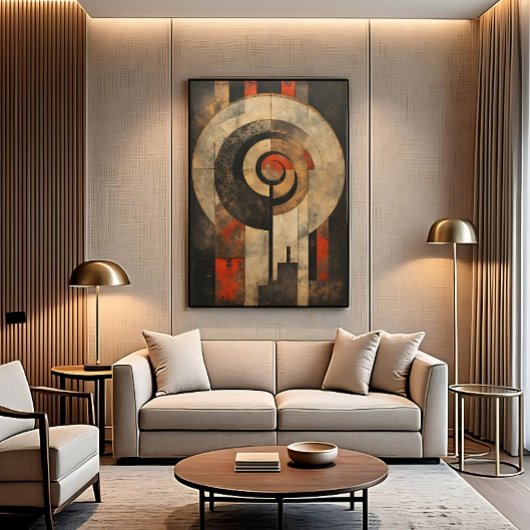 Ancient Geometric  Canvas Afdruk