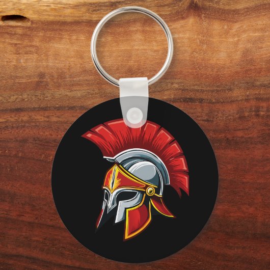 Ancient Greek Corinthian helmet Sleutelhanger (Voorkant)