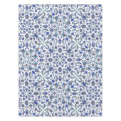 Ancient Handmade Blue Turkey Floral Tiles Pattern Tafelkleed (Voorkant)
