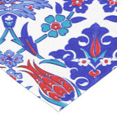 Ancient Handmade Turkey Floral Tulip Tegel Pattern Korte Tafelloper (Hoek)