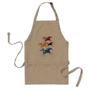 Ancient Horses Apron Standaard Schort