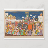 ANCIENT INDIA ROYAL ELEPHANT PROCESSION BRIEFKAART (Voorkant)
