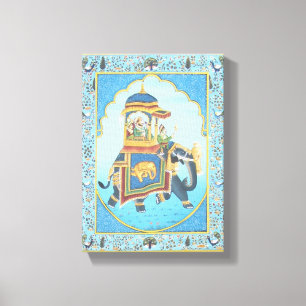 ANCIENT INDIAN ART CANVAS AFDRUK
