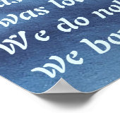 Ancient Indische Proverb Poster (Hoek)