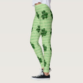 Ancient Irish Poem St. Patrick Hymn The Deer's Cry Leggings (Links)