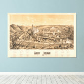 Ancient Jerusalem, A.D. 65 Canvas Afdruk (Insitu (Houten vloer))