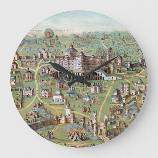 ANCIENT JERUSALEM GROTE KLOK (Voorkant)