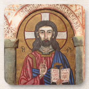 Ancient Jesus Mosaic Drankjes Onderzetter