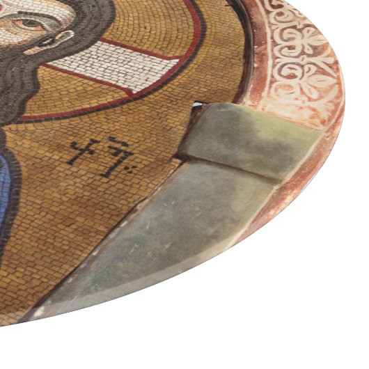 Ancient Jesus Mosaic Snijplank (Hoek)