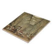 Ancient Kitchen, Windsor Castle, gegraveerd door W Tegeltje (Zijkant)