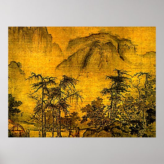 Ancient landschap poster (Voorkant)