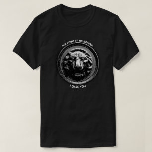 Ancient Lion Symbool in zwart-wit T-shirt