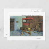 Ancient Lombardije Poplar Tree and French Castle Briefkaart (Voorkant / Achterkant)