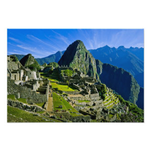 Ancient Machu Picchu, laatste toevluchtsoord van d Foto Afdruk