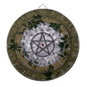 Ancient Magic Pagan Pentacle Dartboard Dartbord (Voorkant)