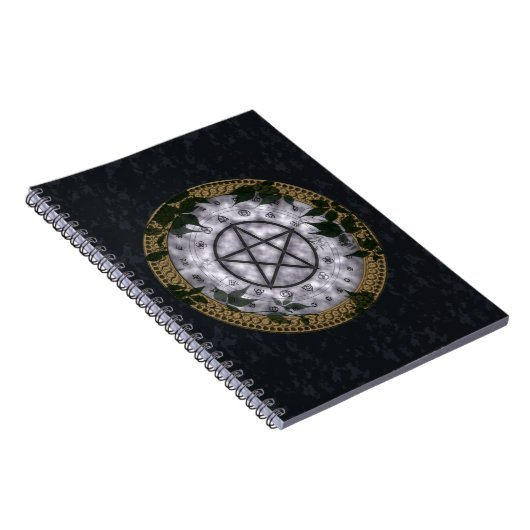 Ancient Magic Pagan Pentacle Notitieboek (Rechterzijde)