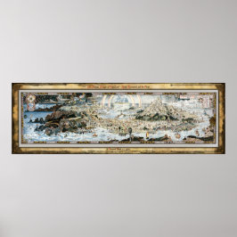 Ancient Mappe of Fairyland Poster
