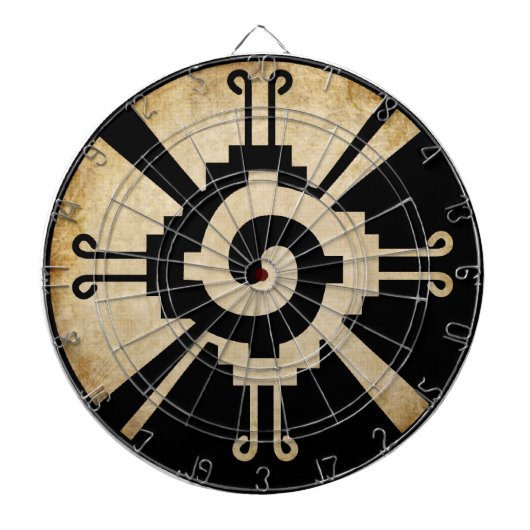 Ancient Mayan Hunab-Ku Dartbord (Voorkant)