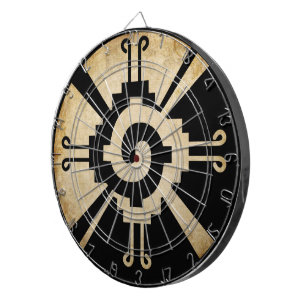 Ancient Mayan Hunab-Ku Dartbord