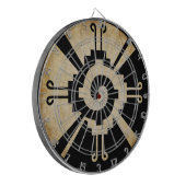 Ancient Mayan Hunab-Ku Dartbord (Voorkant Links)