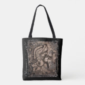 Ancient Mexico Canvas tas (Achterkant)