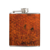 Ancient middeleeuws Hoesje van leder Heupfles (Voorkant)