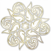 Ancient Mystery Mandala Gold Sticker (Voorkant)