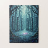 Ancient Mystical Runes Glowing Stone Puzzle - Celt (Vertical)