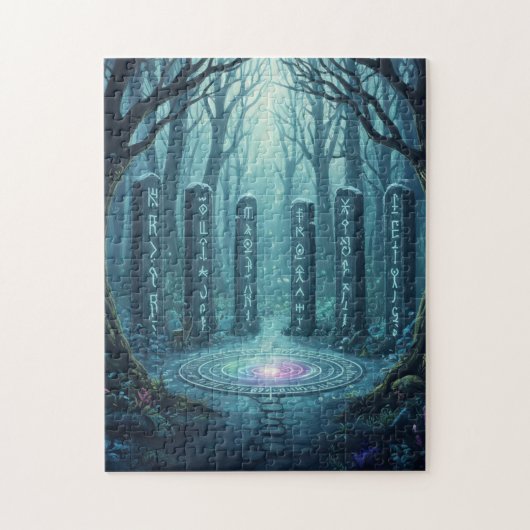 Ancient Mystical Runes Glowing Stone Puzzle - Celt (Vertical)