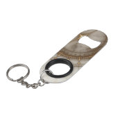 Ancient Nautical Chart, Grunge Sleutelhanger Flessenopener (Voorkant Gekanteld)