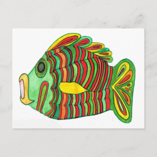 Ancient Nile Bulti Fish Briefkaart (Voorkant)